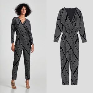Zara sequin jumpsuit
